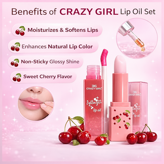2-in-1 Color Changing Lip Balm & Lip Oil – Hydrating Gloss Care
