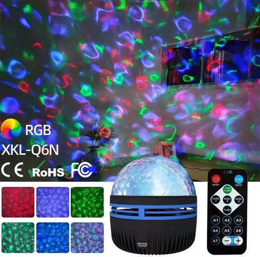 Aurora Galaxy Projector – Northern Lights, Ocean Waves & Starry Sky Night Light