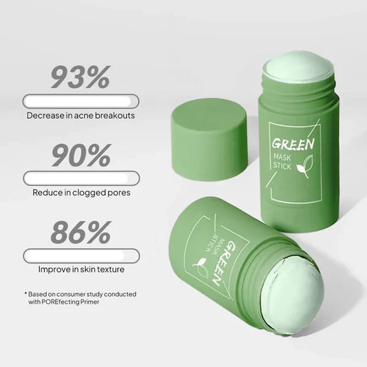 Magic Green Tea Cleansing Stick Mask – Oil Control & Deep Pore Care
