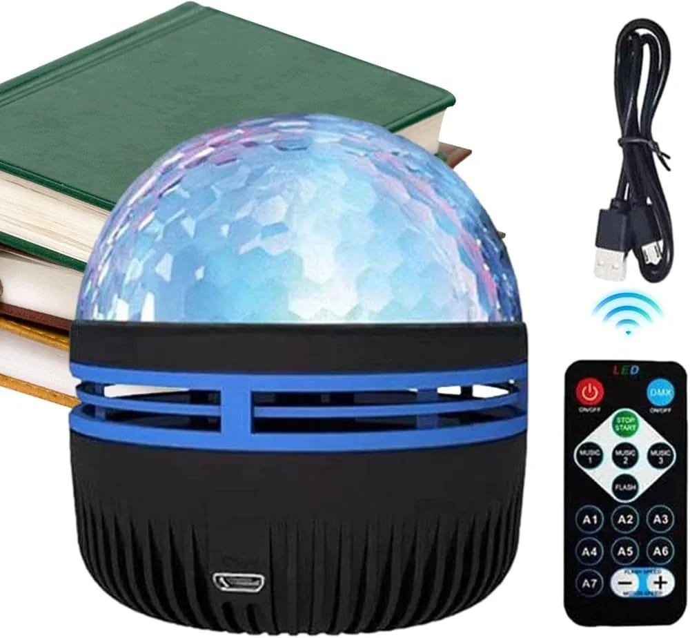 Aurora Galaxy Projector – Northern Lights, Ocean Waves & Starry Sky Night Light